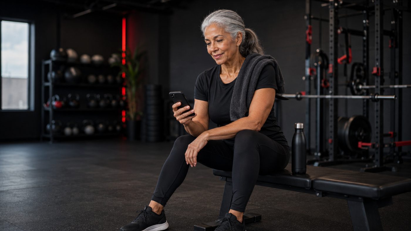 Member checking the Triomph app
